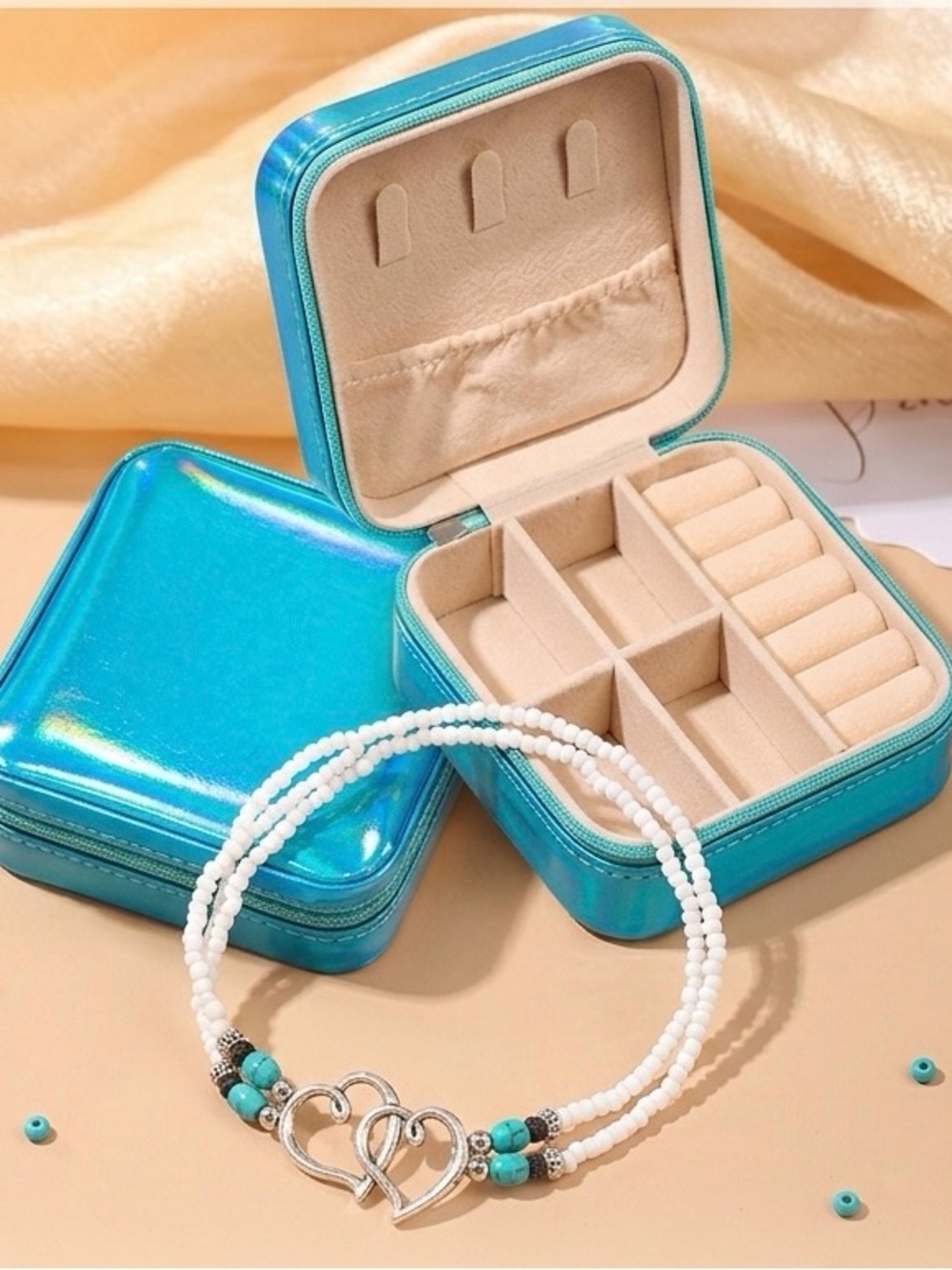 Portable Jewelry Box & Ankle Bracelet Bundle - Picture 11 of 11